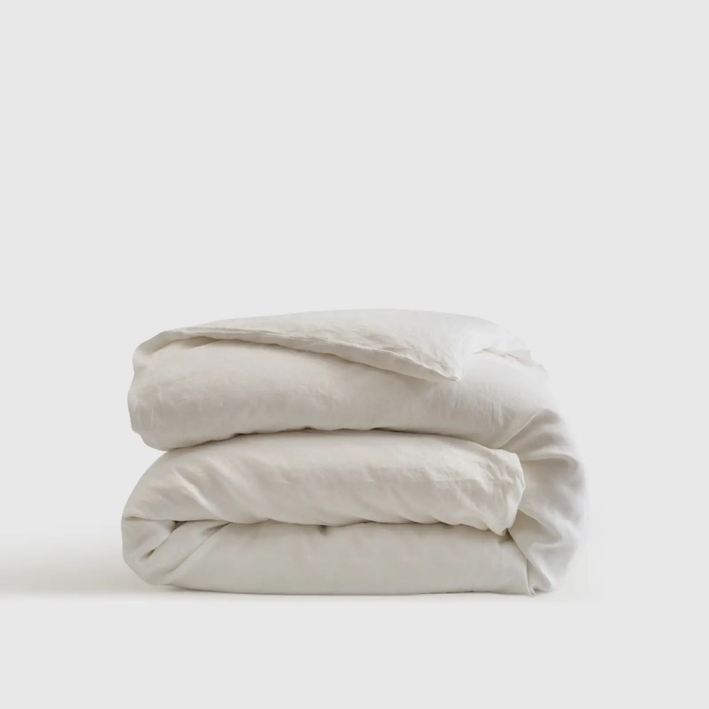 Quince European Linen Duvet Cover